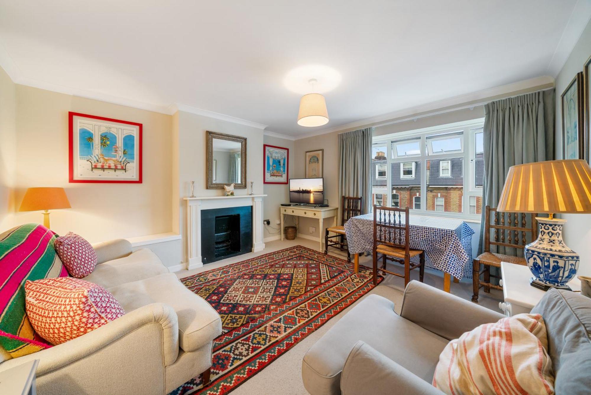Bright & Cosy Gem ~ Battersea Park View ~ King Bed Lägenhet London Exteriör bild